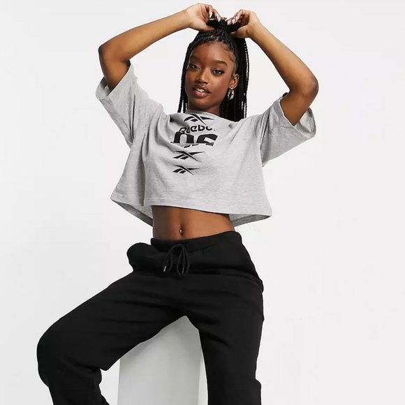 Reebok wor myt rbk graphic t-shirt, Cropped, Short Sleeve, Black, Size XL - Picture 10 of 10